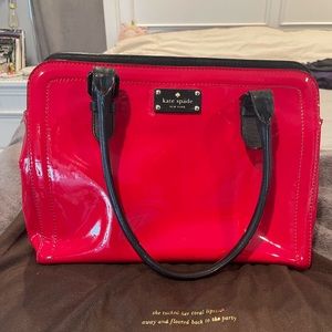 Kate Spade Patent Leather Red Purse